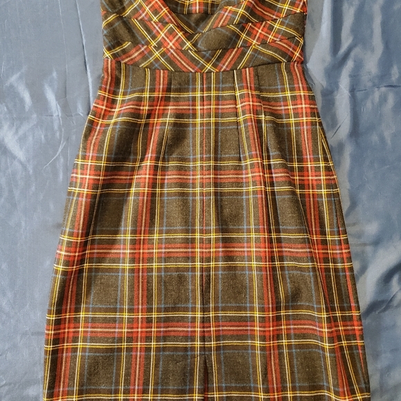 'Bitten' by SJP, plaid, pencil dress - Picture 3 of 7